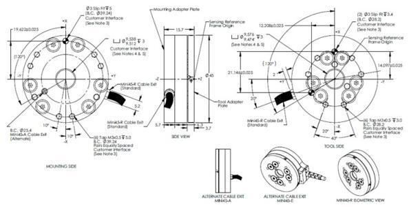 六維力傳感器 六維力傳感器